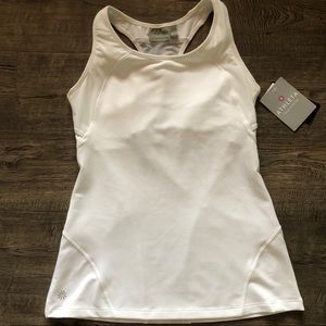 Athleta White Full Throttle Racerback Tank